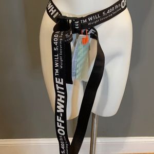 OFF-White classic black and white belt